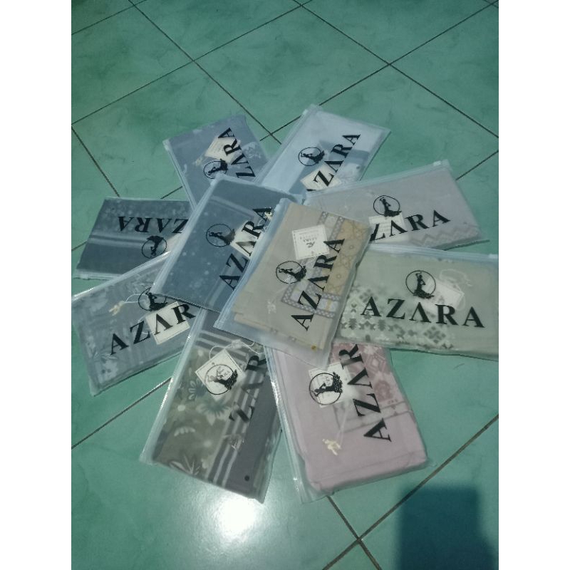 hijab/kerudung/jilbab segiempat AZARA super fashion voal motif prin