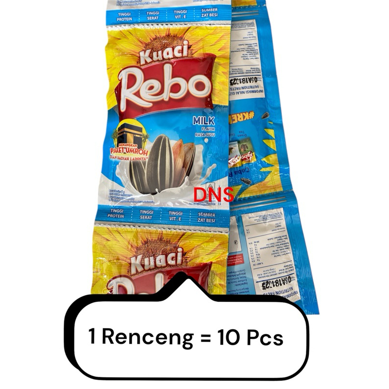 

Kuaci Rebo 1 Renceng isi 10 Pcs