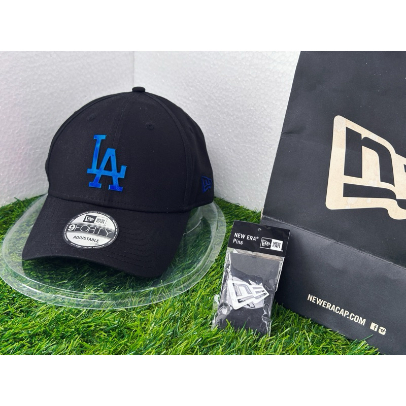 Topi New Era Cap Model Setelan All Size LA Dodgers MLB Logo Besi Biru Glowy
