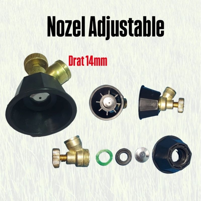 NOSEL SPRAYER ADJUSTABLE / NOSEL PAYUNG KUNINGAN