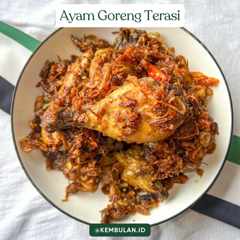 

Kembulan — Ayam Goreng Terasi | Lauk-Pauk siap makan Instan Kemasan Praktis