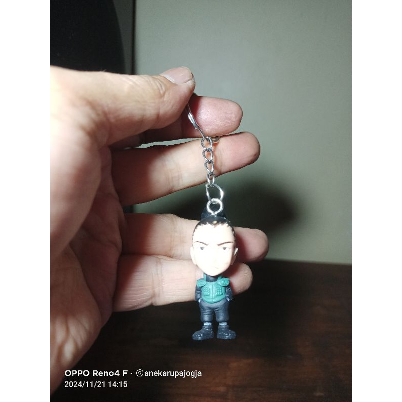gantungan kunci action figure shikamaru naruto