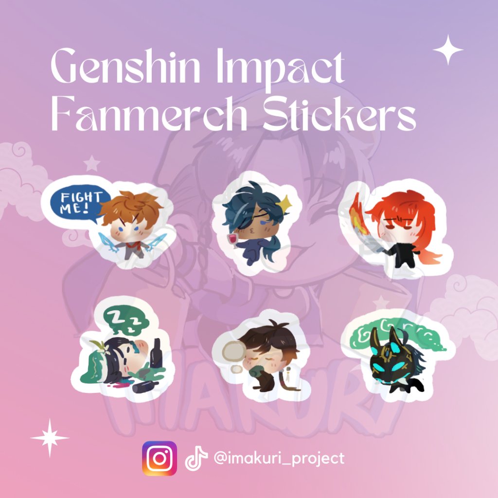 

Genshin Impact Fanmerch Stickers