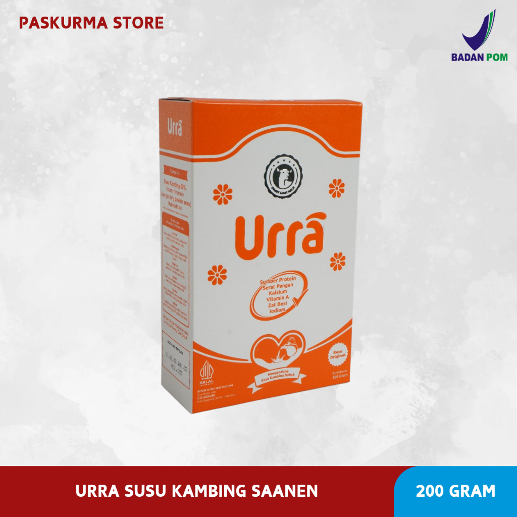 

SUSU URRA – SUSU KAMBING SAANEN PENAMBAH BERAT BADAN & TINGGI BADAN ISI 200 GRAM