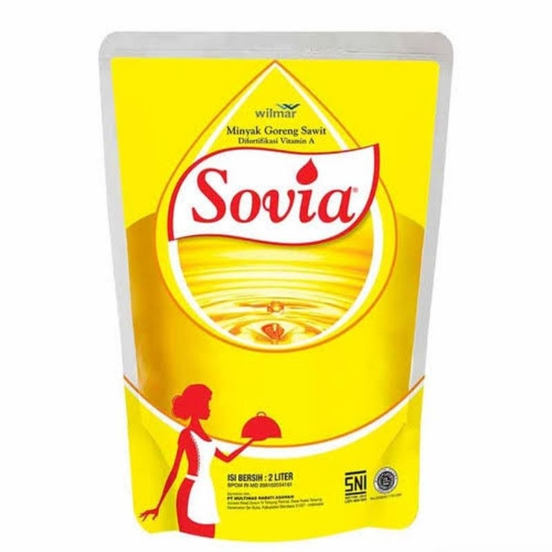 

[Minyak] Sovia minyak goreng | Kemasan Refill 2 Liter