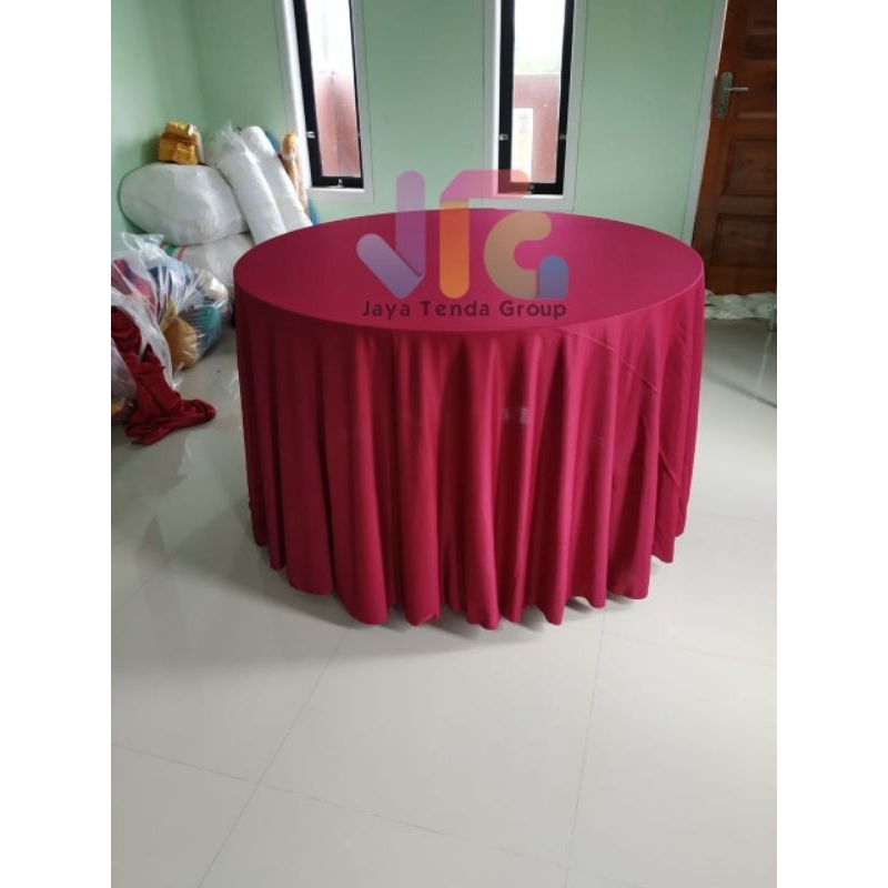 Taplak Meja Bulat Polos | Round Table Cloth