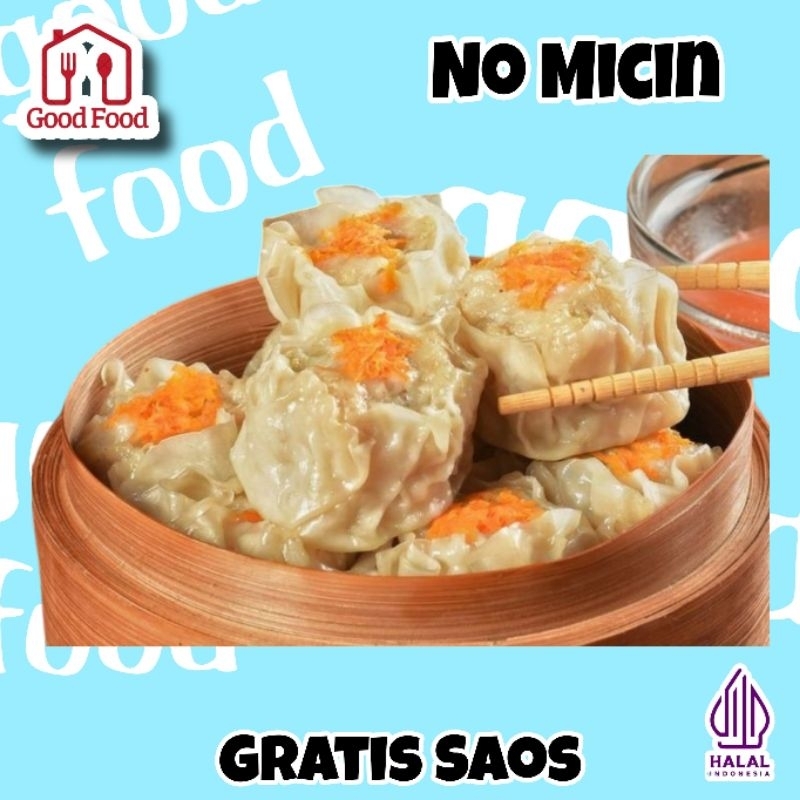 

DIMSUM PREMIUM AYAM HALAL Harga 1 Pcs