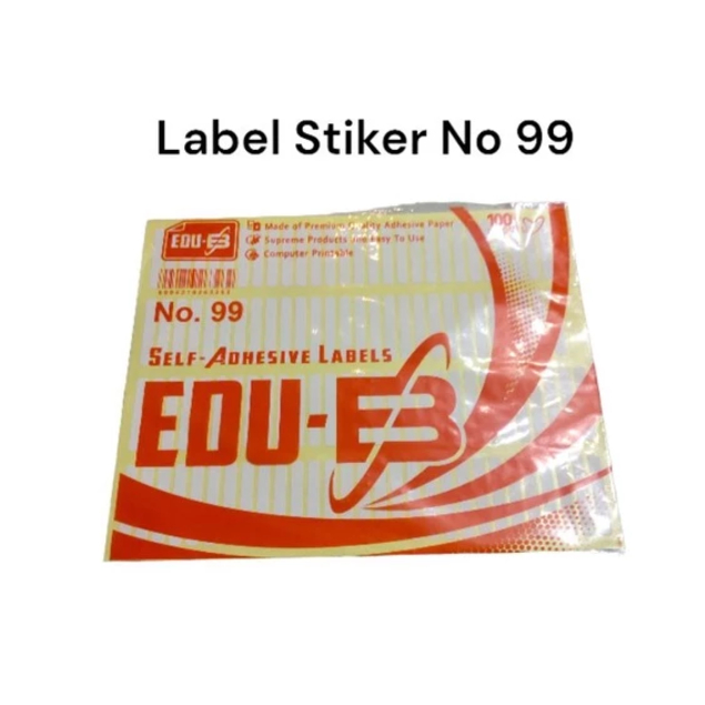 

Label Stiker No 99 harga per bungkus isi 7lembar