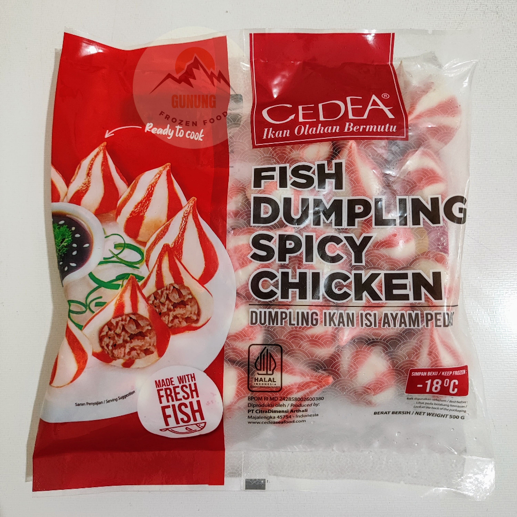 

Cedea Fish Dumpling Spicy Chicken 500gr