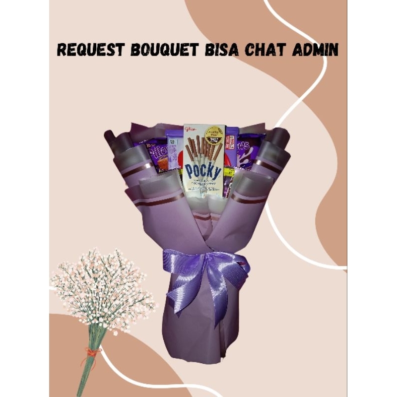 

Request Bouquet bisa buat kado ulang tahun, wisuda,dll