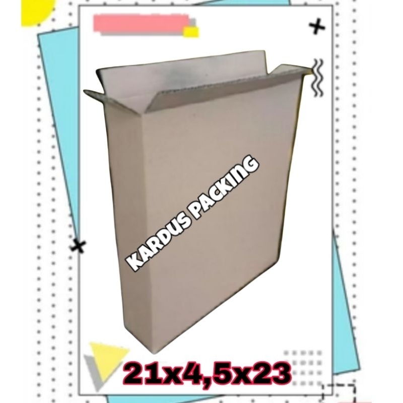 

kardus packing uk 21x4,5x23 kardus kecil kardus besar