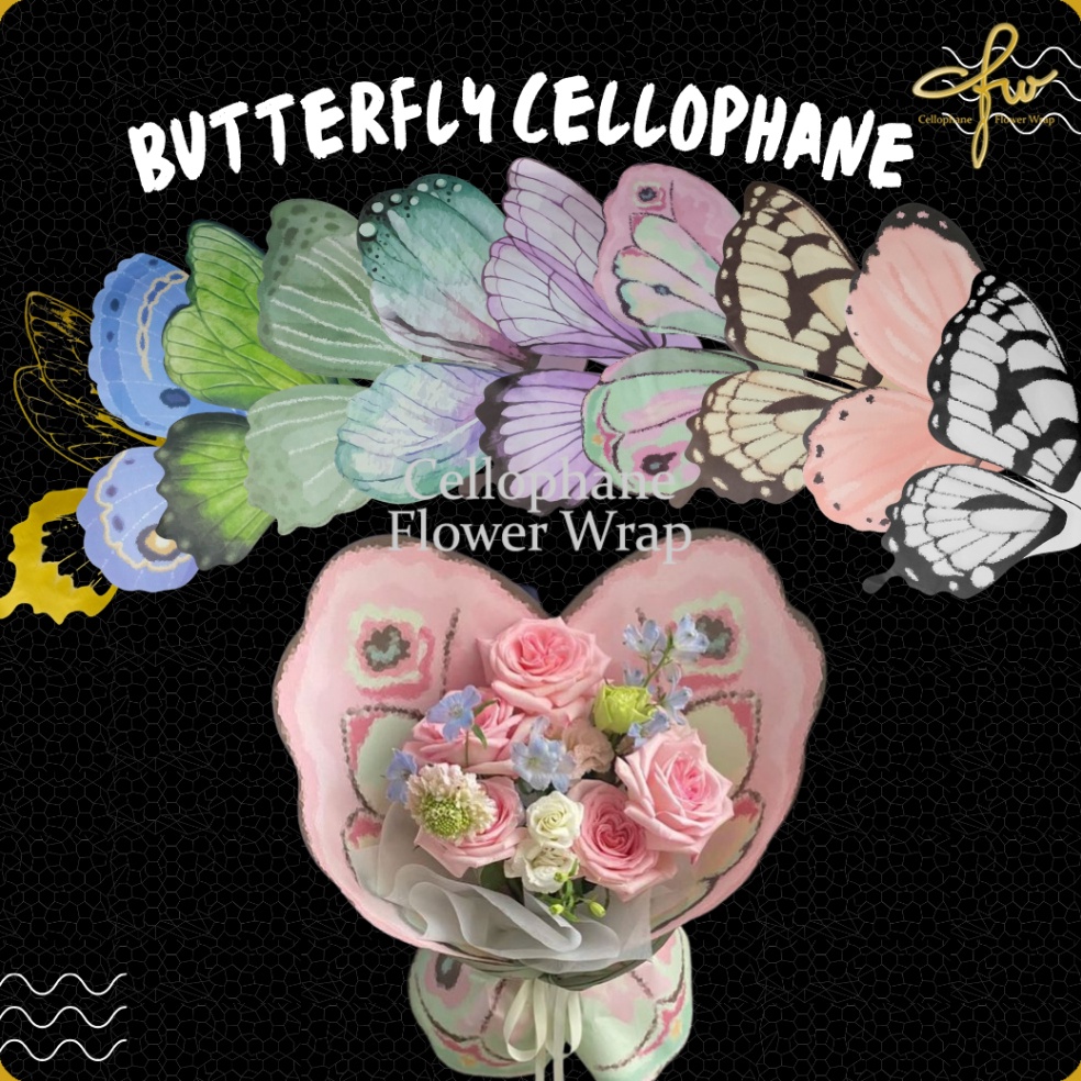 

Pusat Importir Kertas Buket Butterfly Wings Cellophane Flower Wrap