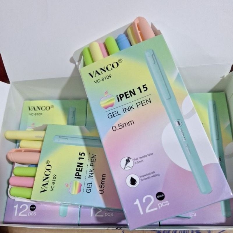 

PEN MERK VANCO iPEN 15 1pak isi 12
