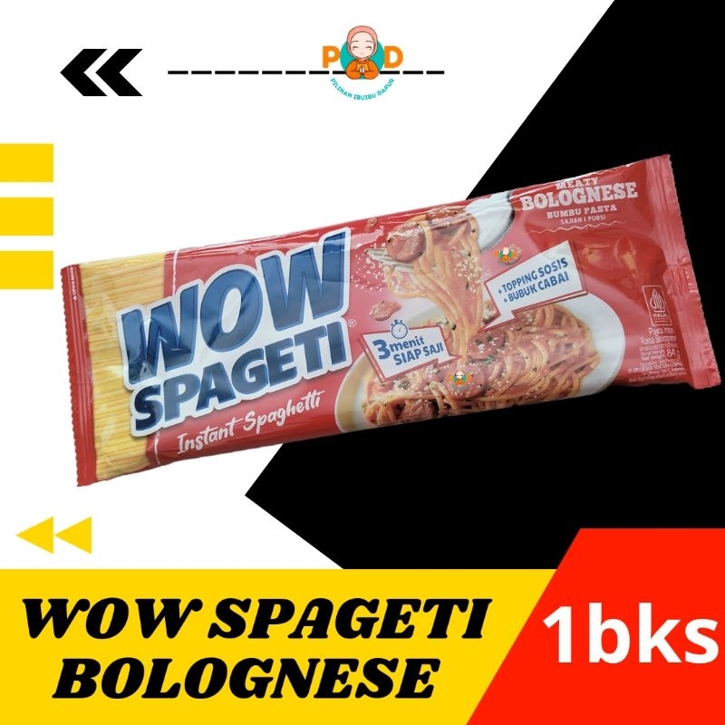 

WOW SPAGETI BOLOGNESE ECERAN - MAYORA