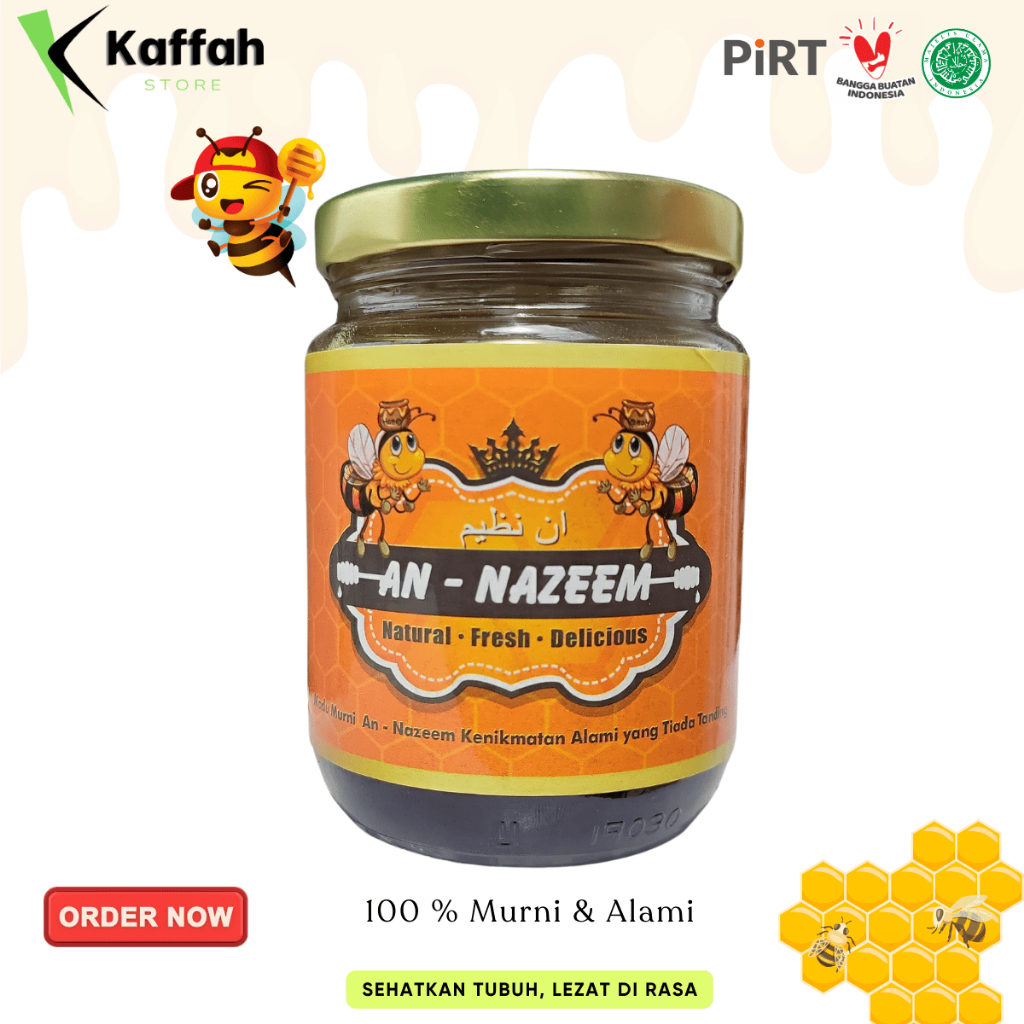 

Madu An-Nazeem Asli 100% Murni | Penambah Imun & Stamina Tubuh | Premium Berkualitas Tinggi