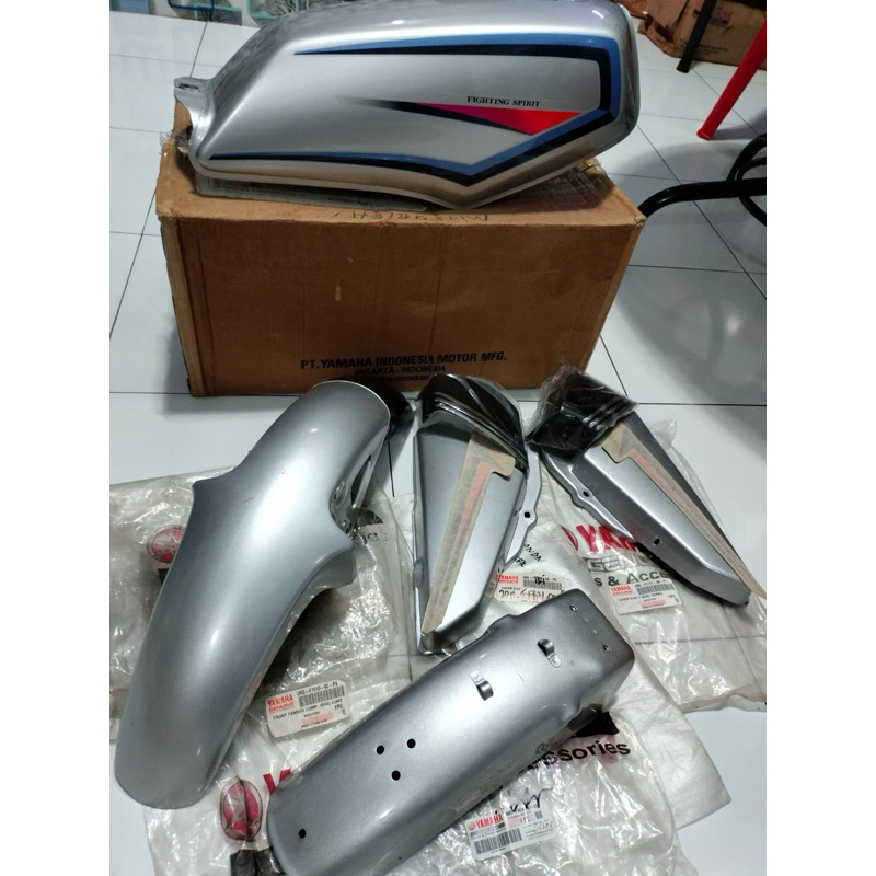 body set rx king silver assy , barang full original baru