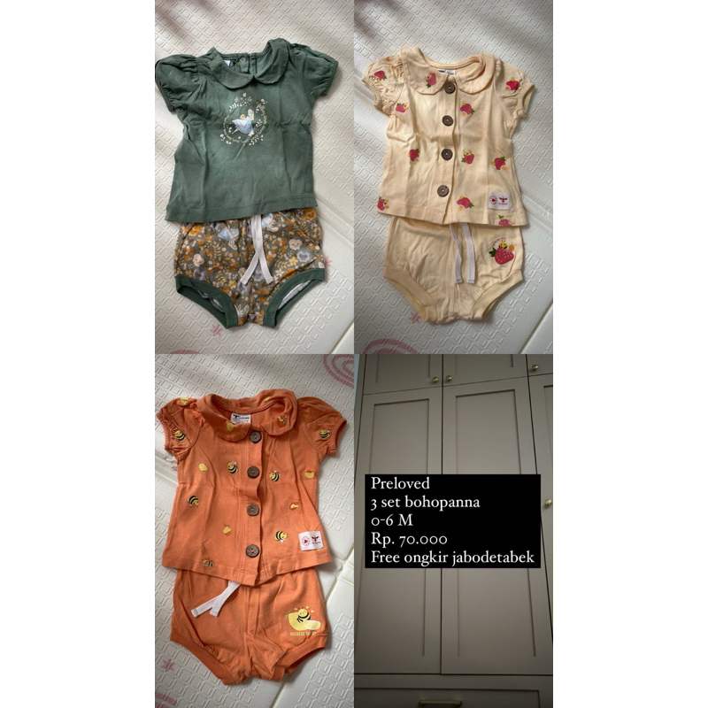 Bohopanna set preloved