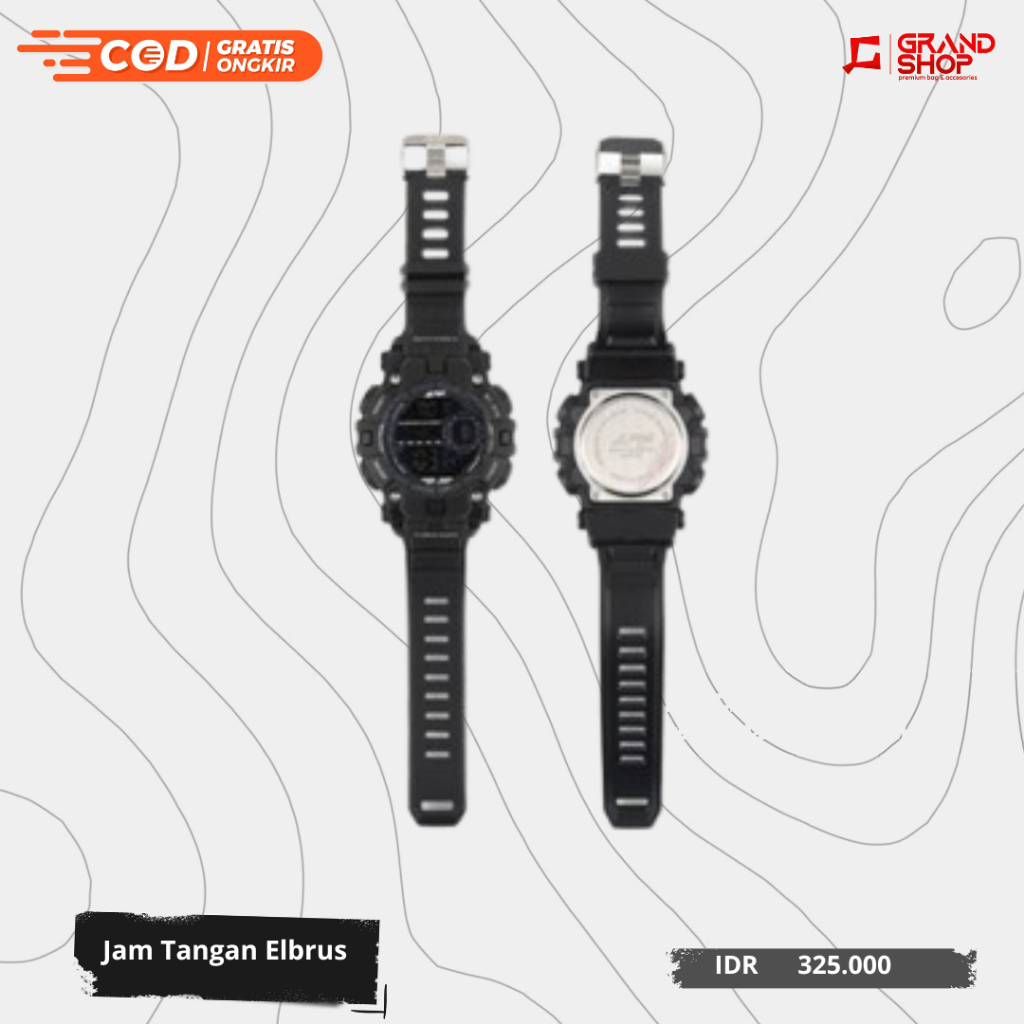 Jam Tangan Digital Pria Elbrus Arei Outdoorgear