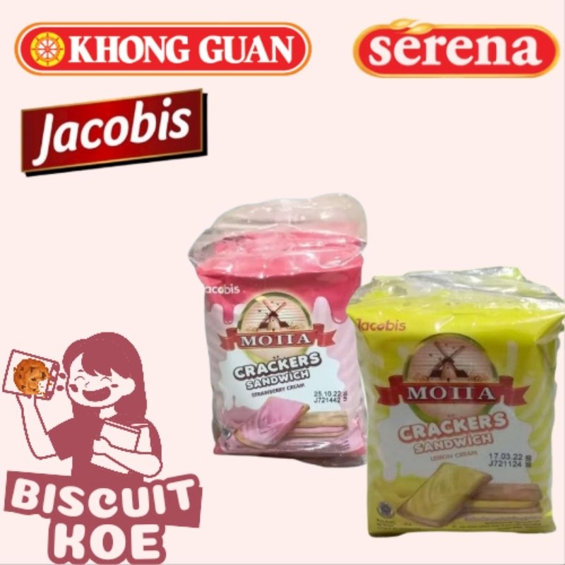 

Jacobis Motta Crackers 25g Renceng Rasa Lemon dan Stroberi