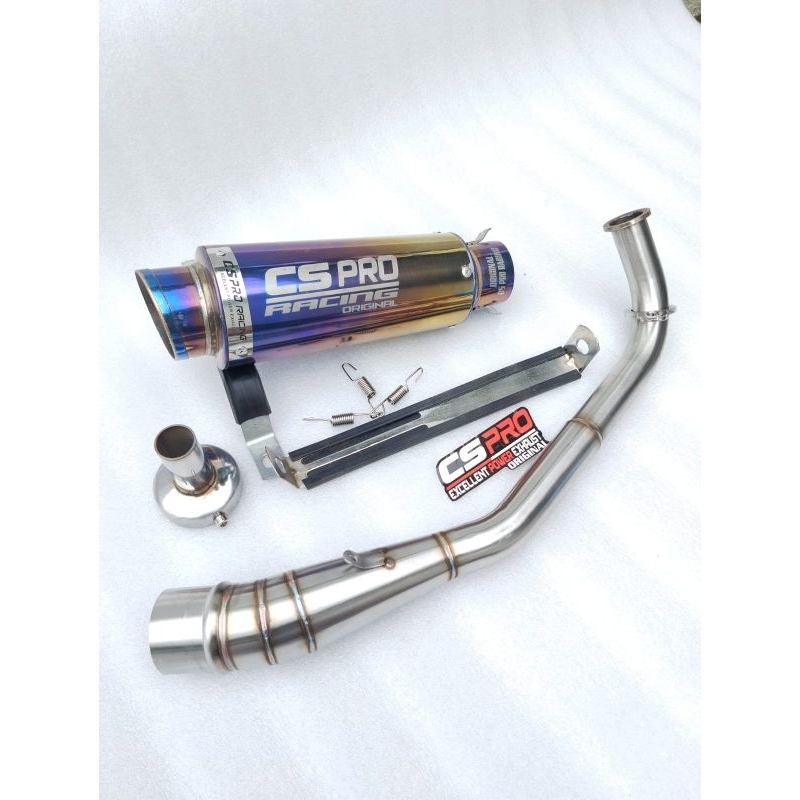 Knalpot Cs pro racing orii Tr1 bluemoon Mio sporty Mio GT Mio j Mio Z Mio m3 all new Nmax Nmax lama 