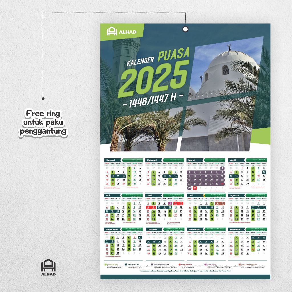 

Kalender Puasa 2025 I Komplit I Ukuran A3+ I A08