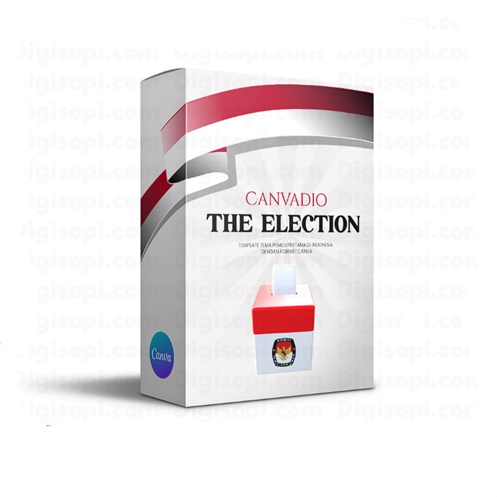 THE ELECTION Kampanye Template Canva Caleg