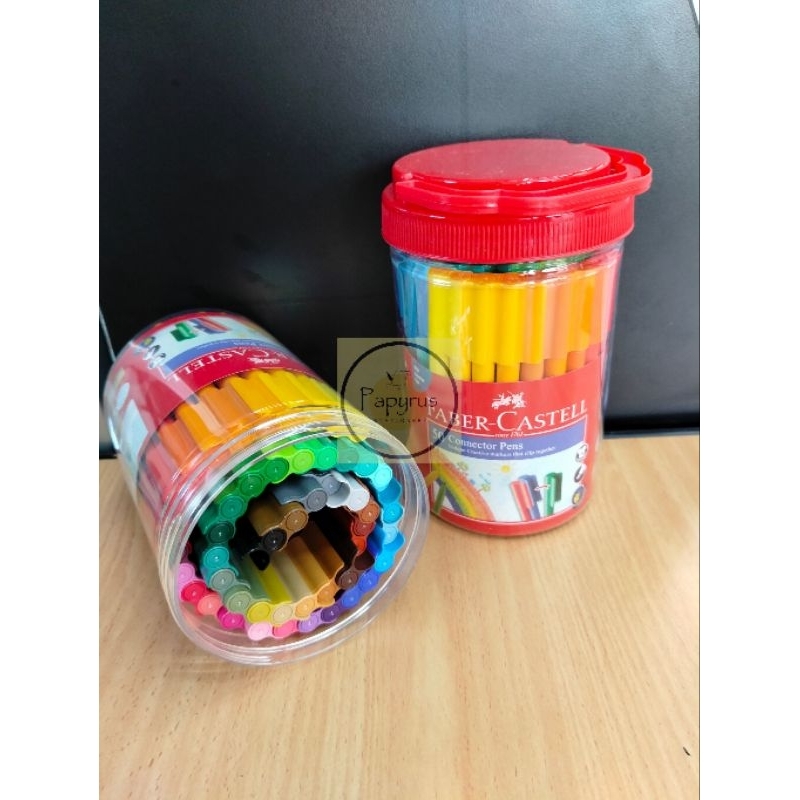 

Faber-Castell Connector Pen 50 / Spidol Warna Kemasan 50 Warna / Konektor Pen Faber-Castell