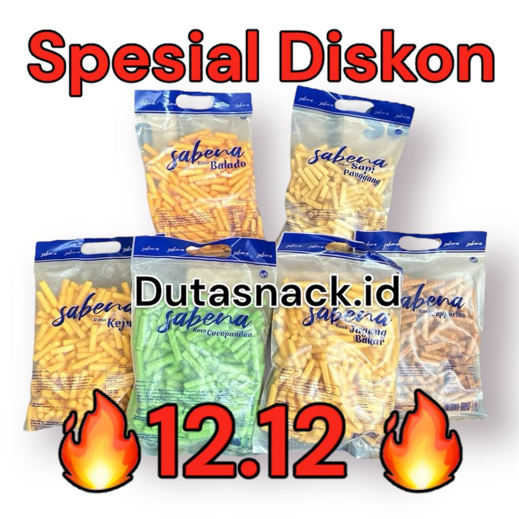 

1 karton snack SABENA NEW ISI 6 kantong MIX rasa bisa COD ( NEW ) - sabena stick (Creator2)