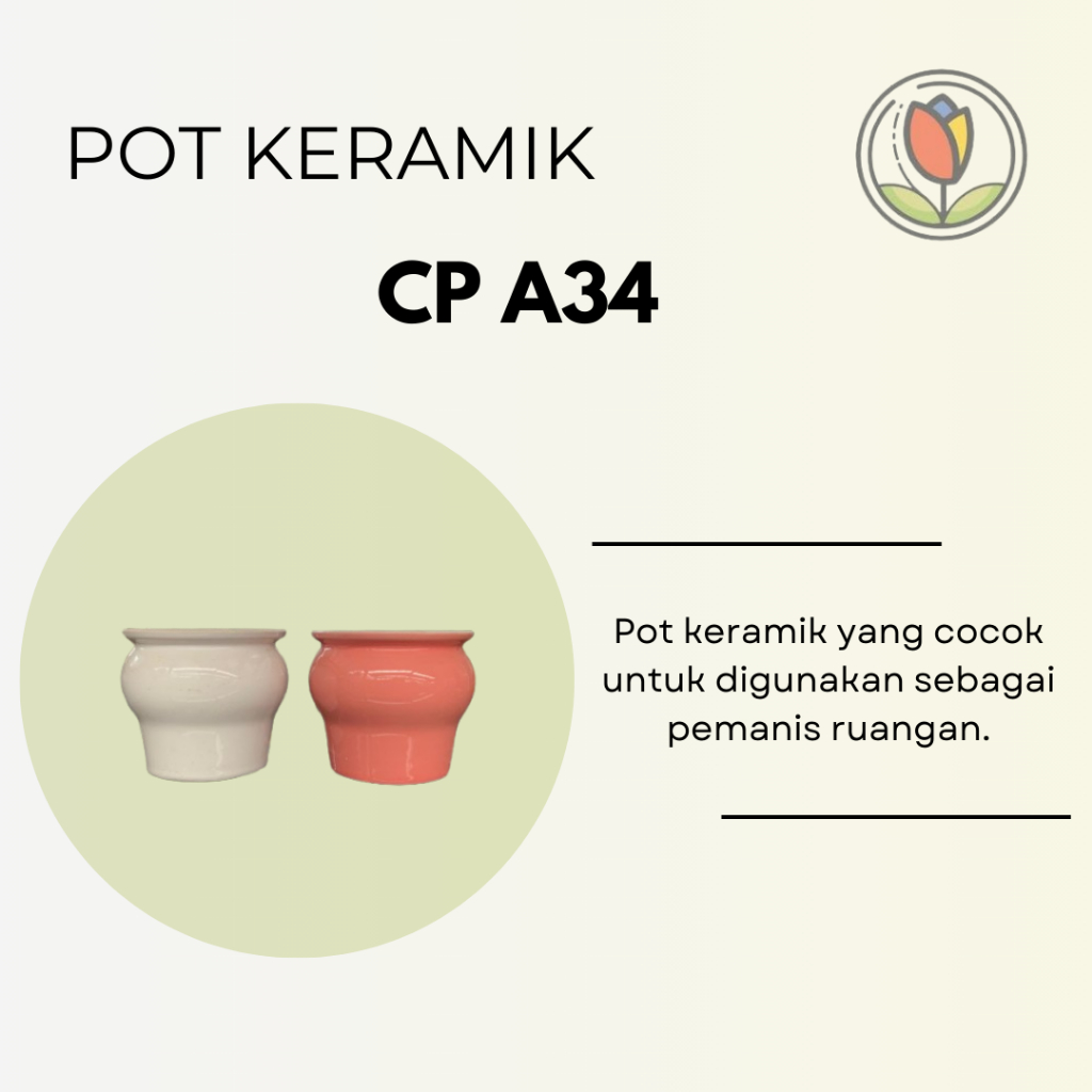 

Pot Keramik | Pot Tanaman Hias | Pot CP A34