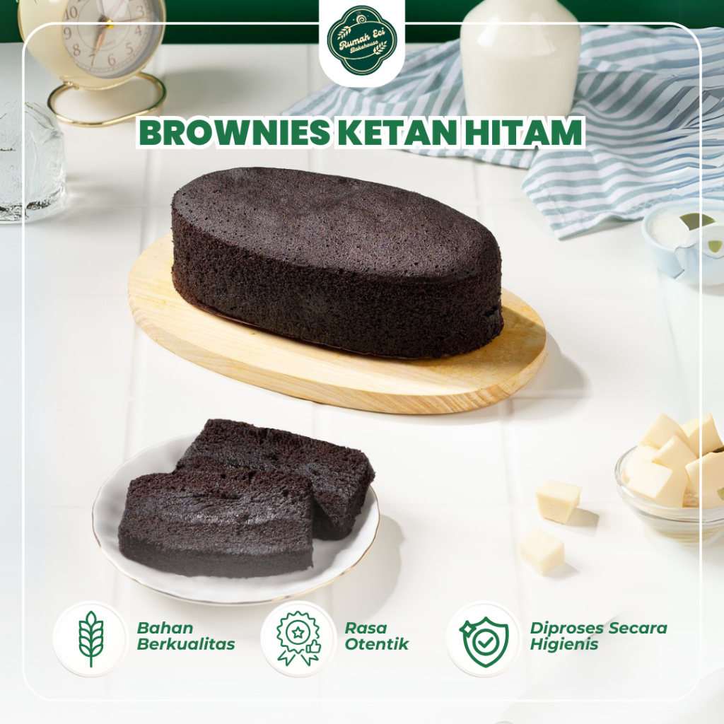 

Brownies Coklat Campuran Beras Ketan Hitam Kue Basah Homemade Bakery Rumah Eci Bakehouse