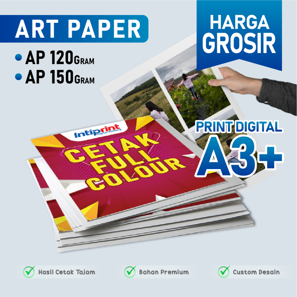 Print Digital A3+ Full Color - Cetak Brosur, Flyer, Kupon, Pamflet - Cetak Murah Kertas Art Paper