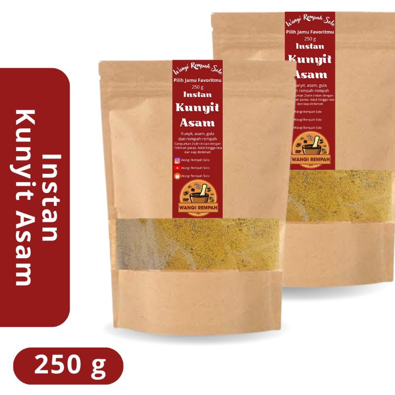 

INSTAN KUNYIT ASAM 250 GRAM