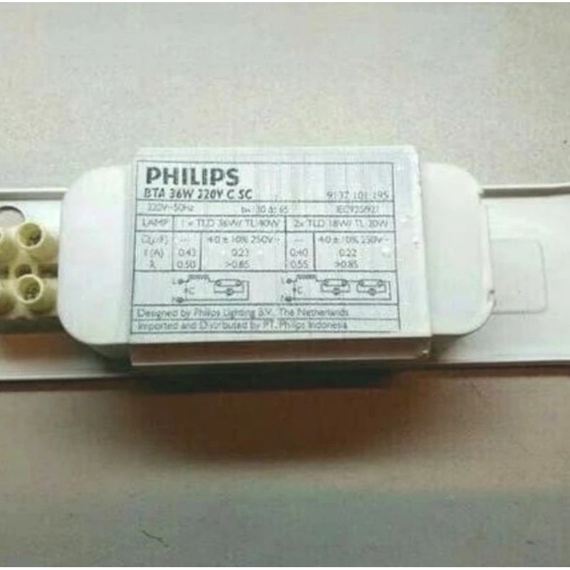 Ballast/Travo lampu neon lampu TL BTA 36watt philips