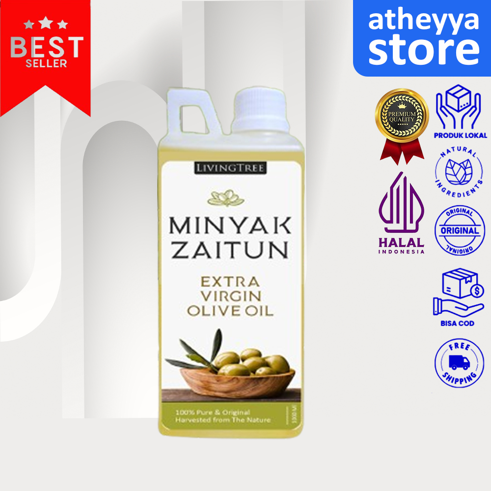 

Minyak Zaitun Extra Virgin Olive Oil 1 Liter LivingTree | Bisa diminum