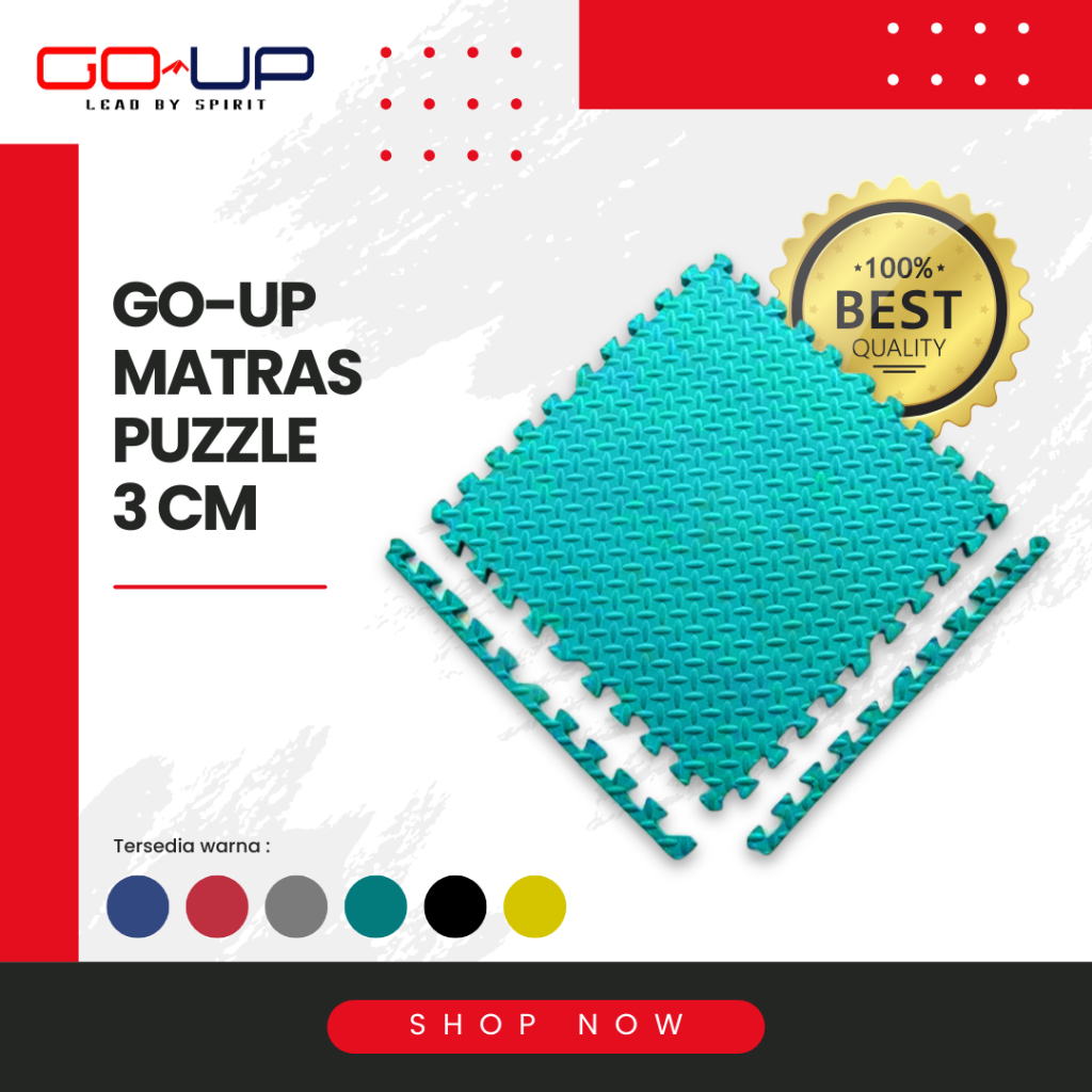 Go-Up Matras Bela Diri Puzzle 3 CM (Karate, Silat, Taekwondo)