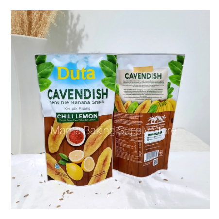 

DUTA Cavendish Snack Banana Chips Keripik Pisang CHILI LEMON enak 35g