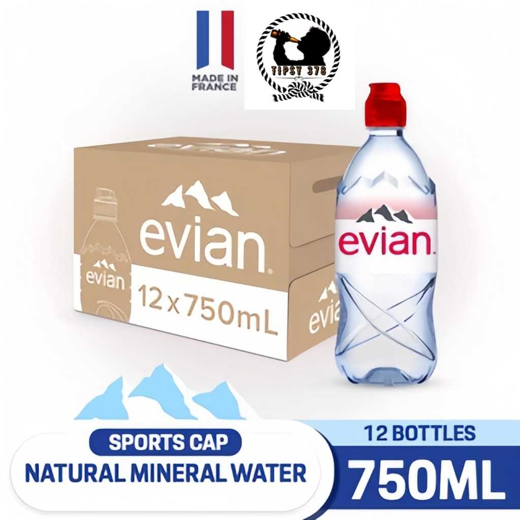 

EVIAN NATURAL MINERAL WATER 750ML X 12BTL
