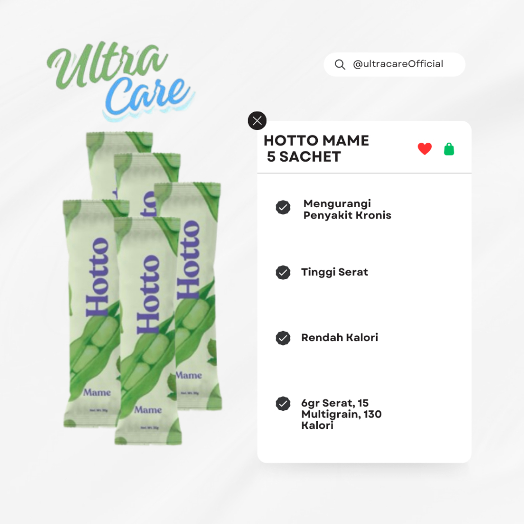 

HOTTO MAME PROTEIN MULTIGRAIN WITH EDAMAME 5 SACHET