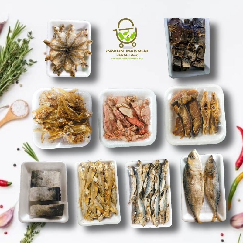 

IKAN ASIN HARGA EKONOMIS SERBA 9000 PER PACK
