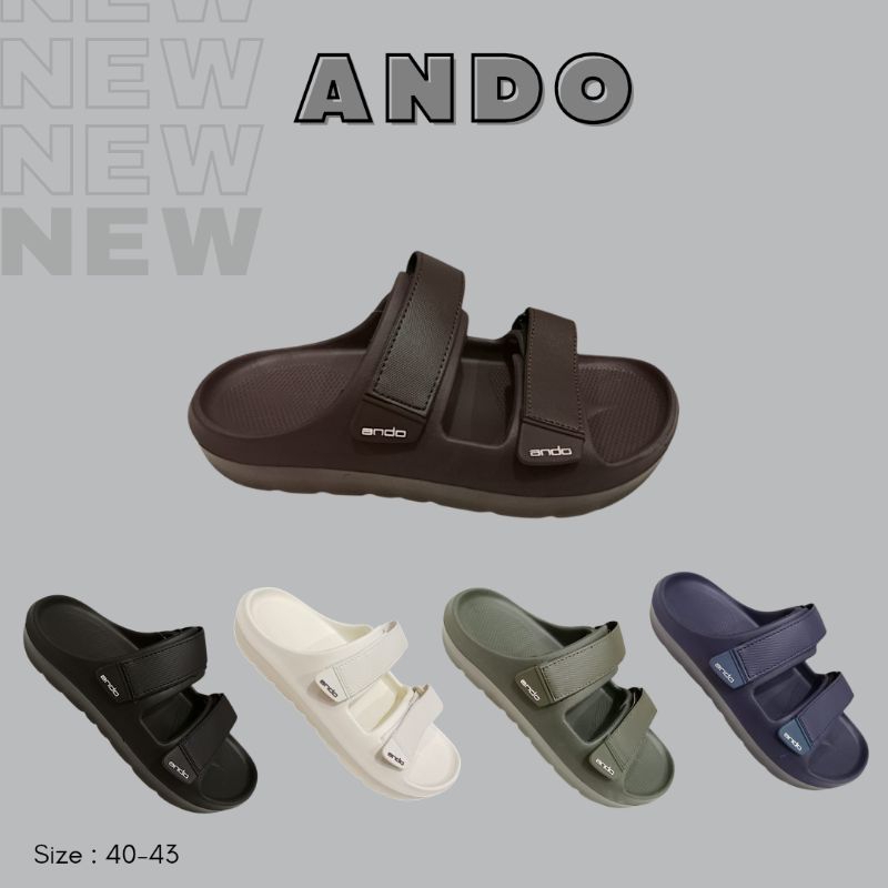 Ando Sandal Karet Pria // Sandal Pria