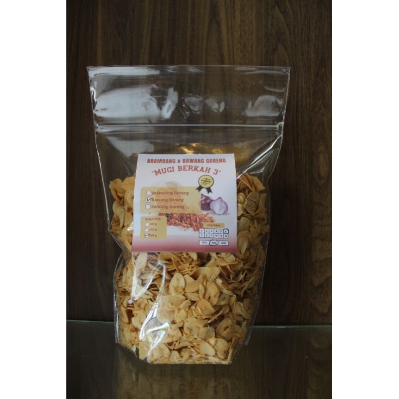 

BAWANG GORENG PREMIUM ASLI, BRAMBANG GORENG, KENTANG GORENG, MACAM-MACAM BUMBU, ORI, MURAH, TANPA CAMPURAN, BISA COD, MURAH 500 gr