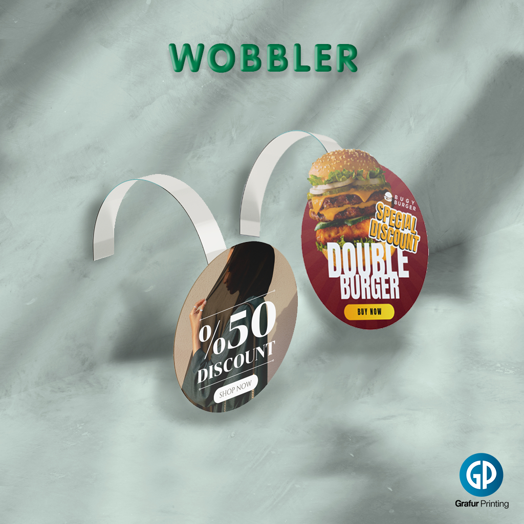 CETAK WOBBLER CUSTOM + MIKA