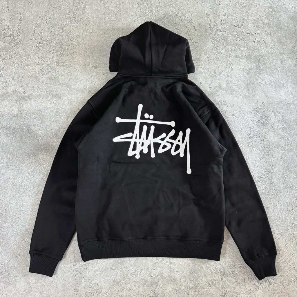 Stussy Basic Hoodie Black