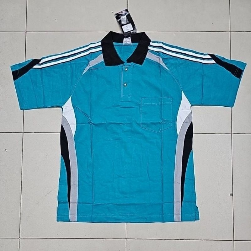 KAOS OLAHRAGA / BAJU SERAGAM OLAHRAGA XTR HIJAU TOSCA MUDA BAHAN POLO KATUN