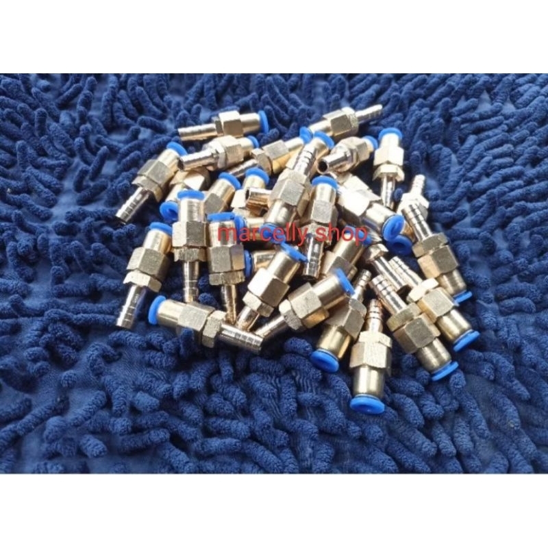 nepel selang 6mm klakson telolet kecil ke selang besar nepel selang klakson 6mm