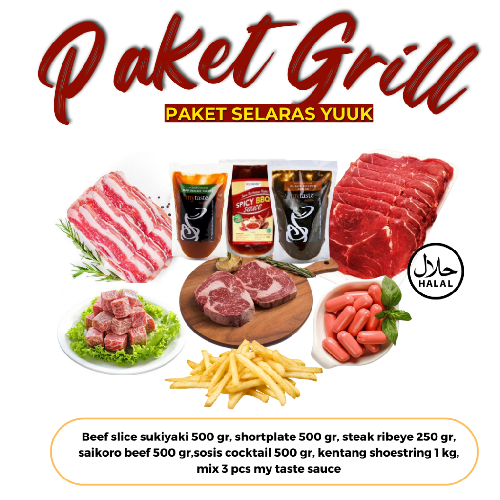 

Paket Beef Barbeque/Grill Special Tahun Baru Paket Selaras Yuuk