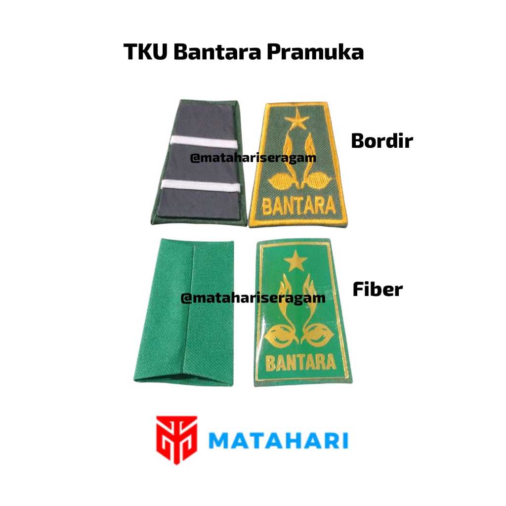 Matahari Seragam / TKU Bantara Pramuka / Bantara Bordir / Bantara Fiber