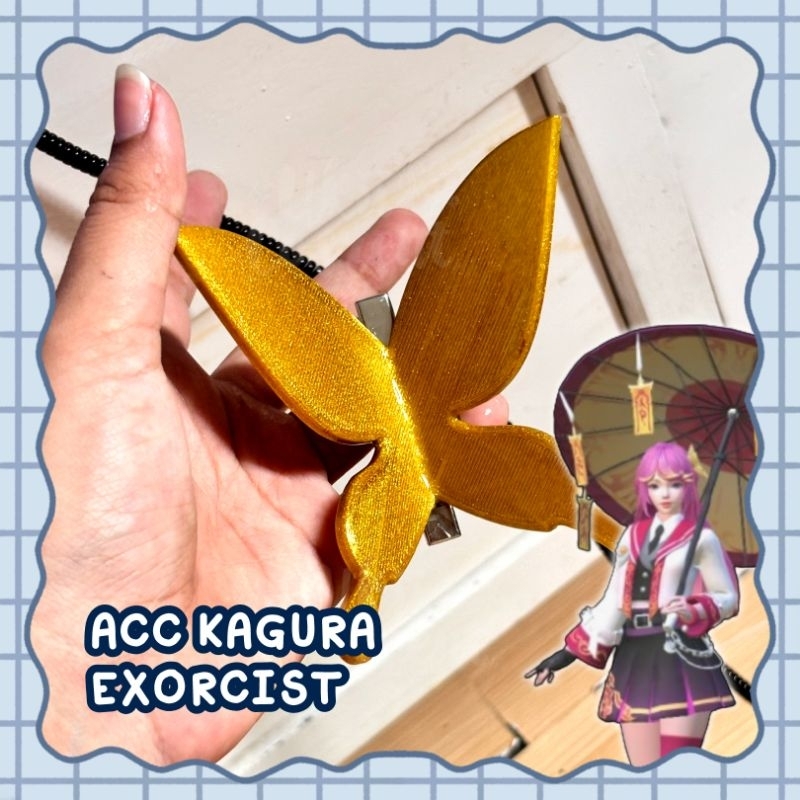 [PO] Jepit Rambut Acc Kagura Exorcist Mobile Legends Bang Bang Cosplay Anime