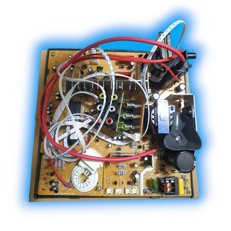 MESIN TV TANPA TUNER MEREK TV COM 14-21 INCH TABUNG BIASA