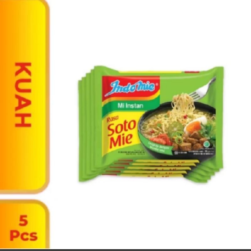 

Indomie Kuah Soto isi 5pcs